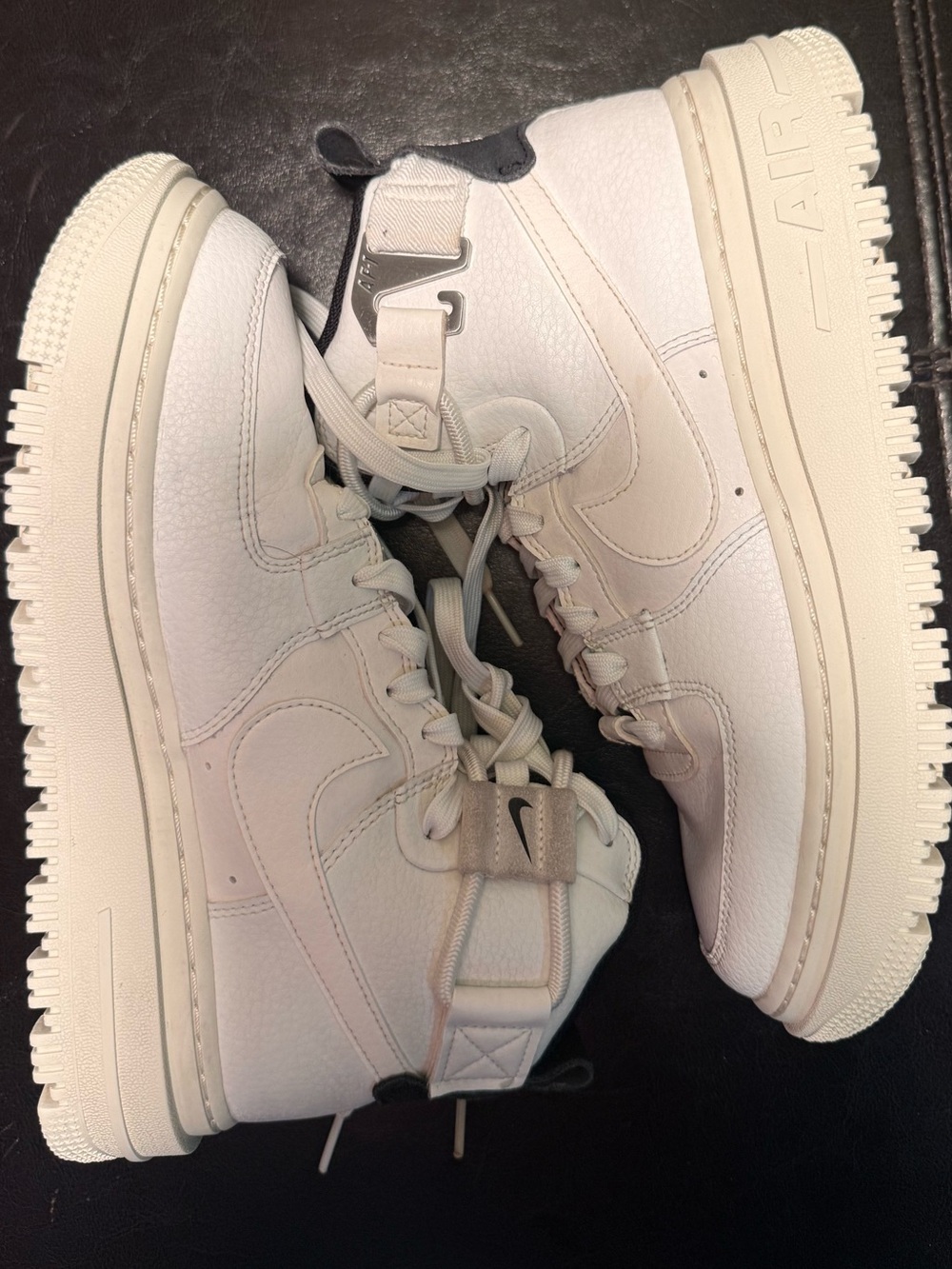 Nike AF1 Air Force 1 High UT Utility 2.0 Summit White Womens Size 7.5